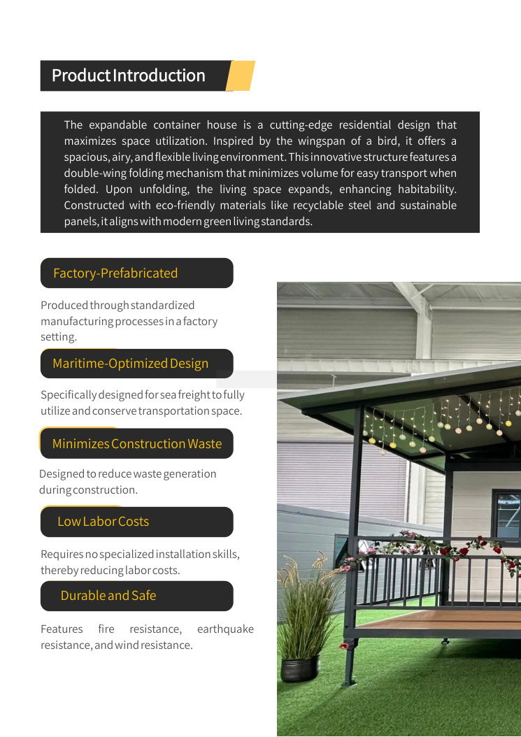 folding house modular prefab home
