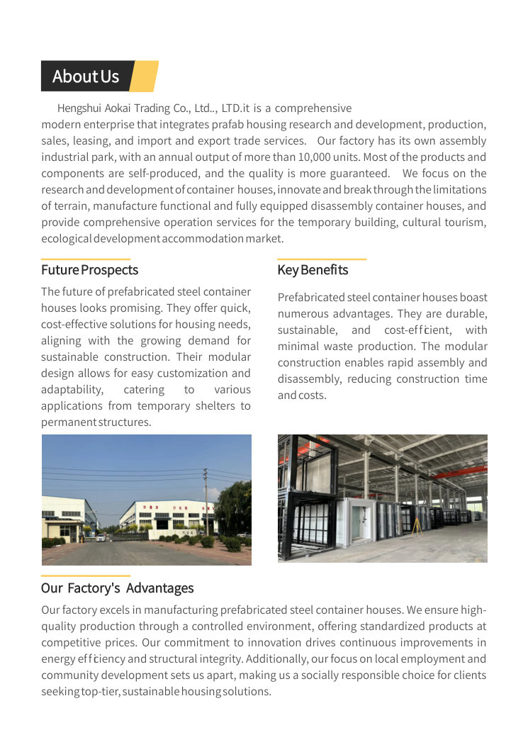 Aokai modular housing factory prefab construction