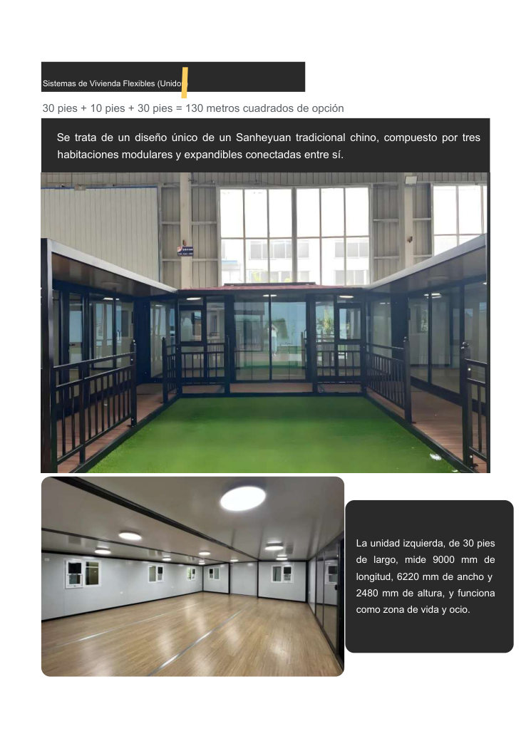 sistema de viviendas modulares conectadas casas contenedor expandibles